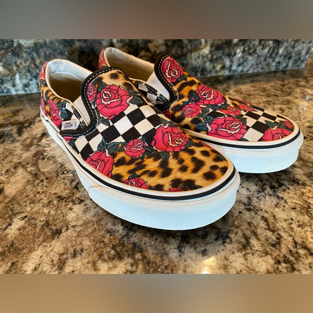 Vans leopard roses 6
